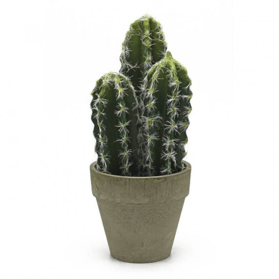 Cactus Artificial Realista en Maceta 25,5 Cm GREEN ESSENTIALS®