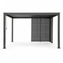 Parasol Lateral para Pérgola Salitre- 93 Cm- Color Antracita- Terrazza®  TERRAZZA COLLECTION