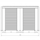 Parasol Lateral para Pérgola Salitre- 123 Cm- Color Antracita- Terrazza®  TERRAZZA COLLECTION