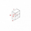 Modulo Normal Alto Blanco - 80 X 33 X 50 Cm