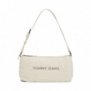 Bolso de Hombro Essential de Peluche con Logo  TOMMY HILFIGER