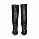 BOTA HEBILLA PIEL NEGRO