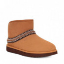 Botas Classic Mini Crescent Chestnut - UGG