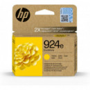 HP Cartucho 4K0U9NE Amarillo  Nº 924E