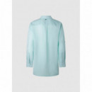 PEPE JEANS Camisa Philly Turquesa PL304803-508