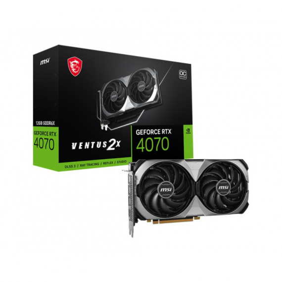 MSI Geforce Rtx 4070 Ventus 2X E 12G Oc Nvidia 12 Gb GDDR6X
