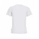 Camiseta Clásica con Triángulo Mini de GUESS JEANS