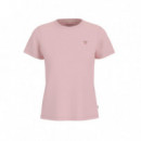 Camiseta Clásica con Triángulo Mini de GUESS JEANS