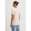 Camiseta Clásica con Triángulo Mini de GUESS JEANS