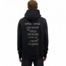 Jerséis y Sudaderas Sudadera SAMSØE Sacopenhagen Hoodie Black