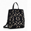 DESIGUAL Mochila Negra 24WAKP11-2000