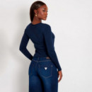 Sudadera con Logotipo Frontal Strass  GUESS