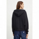 Sudadera con Logotipo Icon Adornado con Strass de GUESS