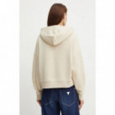 Sudadera con Logotipo Icon Adornado con Strass de GUESS