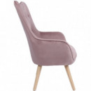 Sillon Malva Pata Madera  PÉREZ ÁVILA