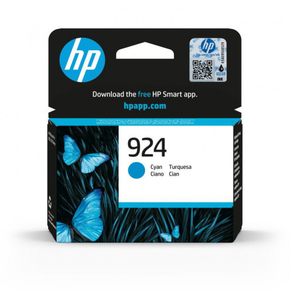 HP Cartucho 4K0U3NE Cian Nº 924