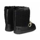 Botin Presky Ganchillo Eslabon Negro  LOVE MOSCHINO