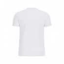 Camiseta Elástica con Logotipo Frontal de GUESS