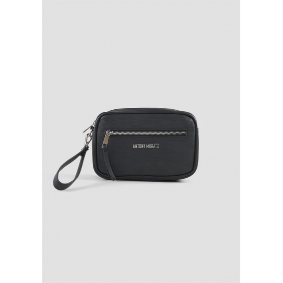 Neceser ANTONY MORATO Negro Logo Metalizado