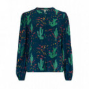 SUGARHILL BRIGHTON Camisas y Tops Blusa Sugarhill Hannah Navy Night Desert