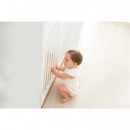 Barrera/puerta de Seguridad Metal Blanco  OLMITOS