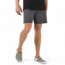 Mn Range Salt Wash Relaxed Elastic Short Asphalt VANS