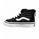 Td SK8-HI Zip Black/white Black/white VANS