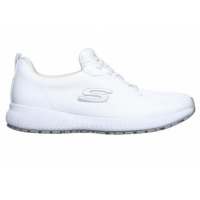 Slip On Athletic W/ Slip Resistant Bottom White Flat Knit SKECHERS - Guanxe Atlantic Marketplace