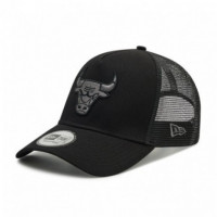 Bob Team Logo 940 Af Trckr Chibul Blkblk Black NEW ERA - Guanxe Atlantic Marketplace