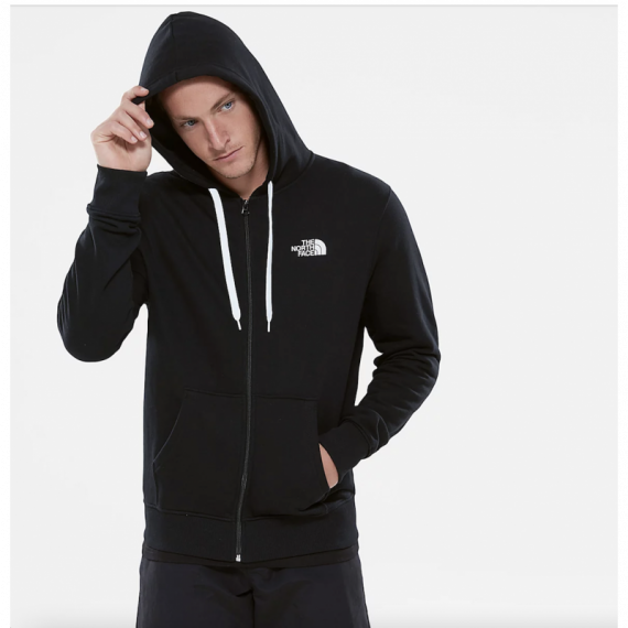 M Open Gate Fullzip Hoodie - Eu Tnf Black/tnf White THE NORTH FACE