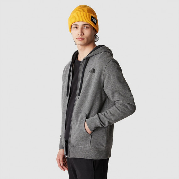 M Open Gate Fullzip Hoodie - Eu Tnfmdmgryhtr(std)/tnfblck THE NORTH FACE