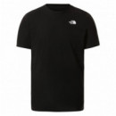 M Foundation Left Chest Logo Tee Tnf Black Black THE NORTH FACE