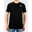 M Foundation Left Chest Logo Tee Tnf Black Black THE NORTH FACE