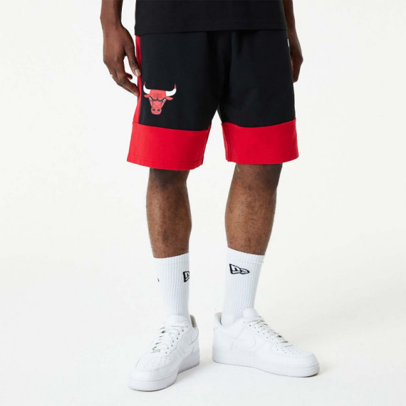 Nba Colour Block Shorts Chibul Blkfdr Black NEW ERA