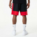Nba Colour Block Shorts Chibul Blkfdr Black NEW ERA