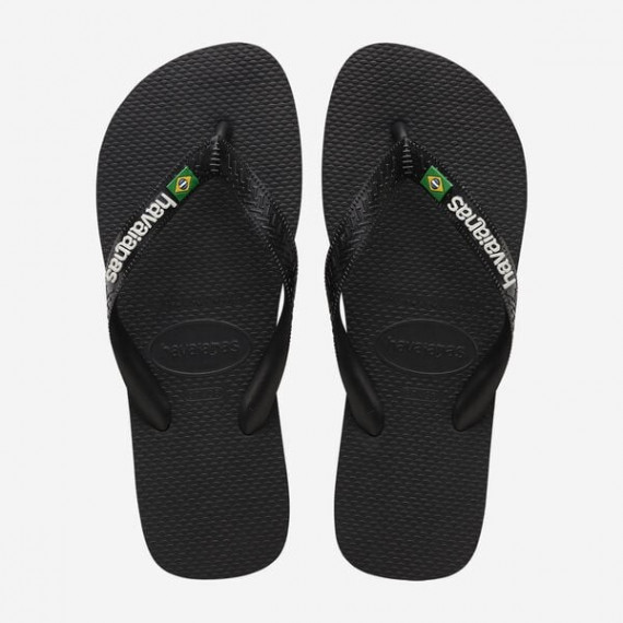 Hav. Brasil Logo Black/black 47/48 Black/black HAVAIANAS