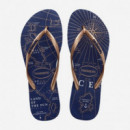 Hav. Slim Nautical Navy Blue/ Rose Gold HAVAIANAS