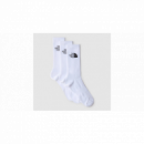 Multi Sport Cush Crew Sock 3P Tnf White White THE NORTH FACE