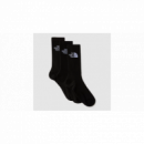 Multi Sport Cush Crew Sock 3P Tnf Black Black THE NORTH FACE