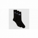 Multi Sport Cush Crew Sock 3P Tnf Black Black THE NORTH FACE
