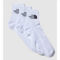 Multi Sport Cush Quarter Sock 3P Tnf White White THE NORTH FACE