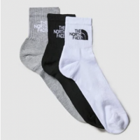 Multi Sport Cush Quarter Sock 3P Black Assorted Black THE NORTH FACE