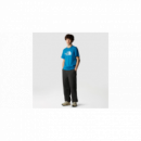 M S/s Easy Tee Adriatic Blue Adriatic Blue THE NORTH FACE
