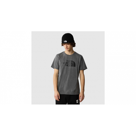 M S/s Easy Tee Tnf Medium Grey Heather Tnf Medium Grey Heather THE NORTH FACE