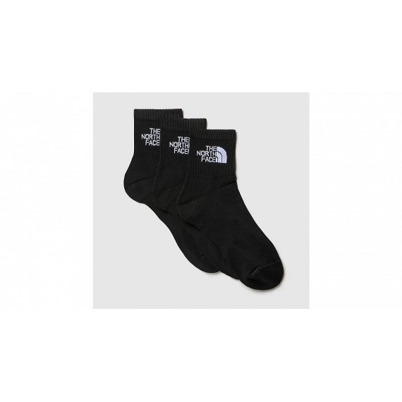 Multi Sport Cush Crew Sock 3P Black Assorted Black THE NORTH FACE