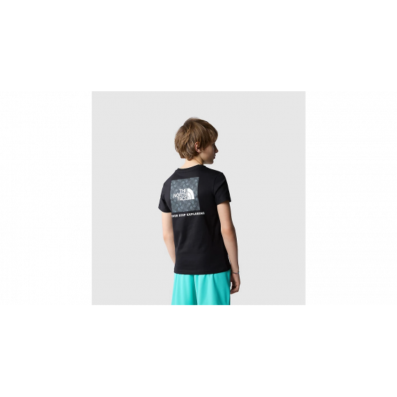 B S/s Redbox Tee (back Box Graphic) Tnf Black Black THE NORTH FACE