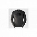 M Drew Peak Crew Light Tnf Medium Grey Heather Tnf Medium Grey Heather THE NORTH FACE