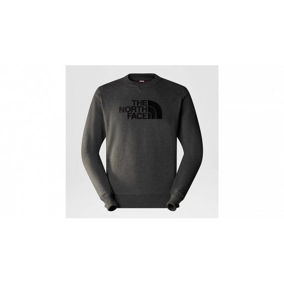 M Drew Peak Crew Light Tnf Medium Grey Heather Tnf Medium Grey Heather THE NORTH FACE