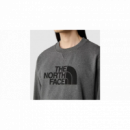 M Drew Peak Crew Light Tnf Medium Grey Heather Tnf Medium Grey Heather THE NORTH FACE