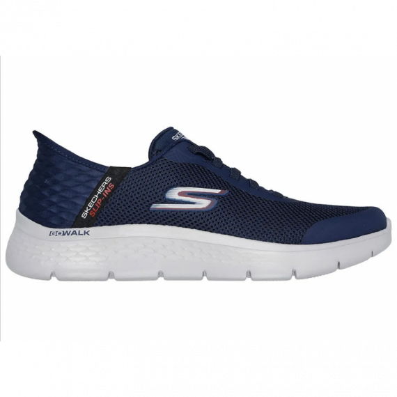 Go Walk Flex - Hands Up Navy And Grey Textile/synthetic SKECHERS